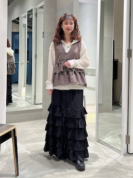 理咲さん(レディース・164cm)の春コーディネート