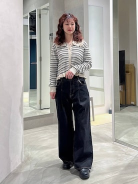 理咲さん（レディース・164cm）の春コーディネート