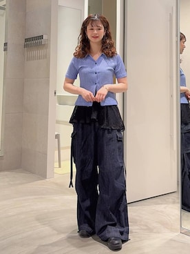 理咲さん(レディース・164cm)の夏コーディネート