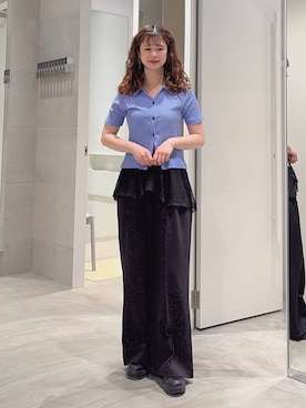 理咲さん(レディース・164cm)の夏コーディネート