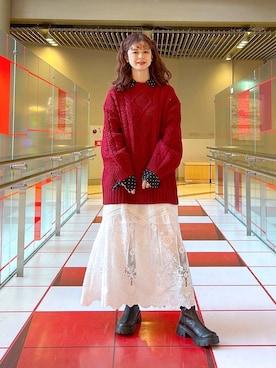 理咲さん(レディース・164cm)の冬コーディネート