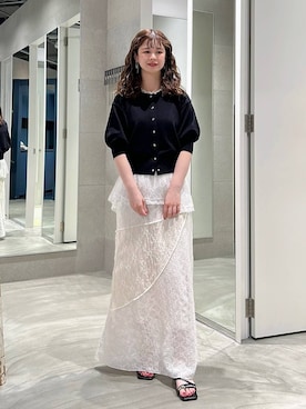 「RAGEBLUE（レイジブルー）のアイテム（アクセサリー）」を使った、理咲さん（レディース・164cm）の夏コーディネート