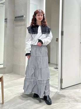 理咲さん(レディース・164cm)の春コーディネート