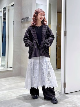 理咲さん（レディース・163cm）の冬コーディネート