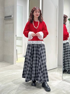 理咲さん（レディース・164cm）の春コーディネート