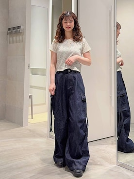 理咲さん(レディース・164cm)の夏コーディネート