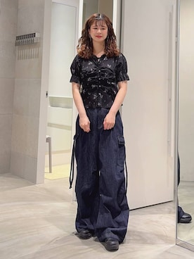 理咲さん(レディース・164cm)の夏コーディネート