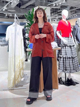 理咲さん（レディース・163cm）の秋コーディネート