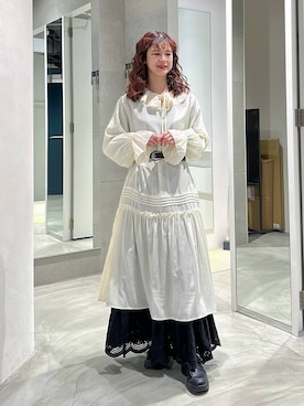 理咲さん（レディース・164cm）の春コーディネート