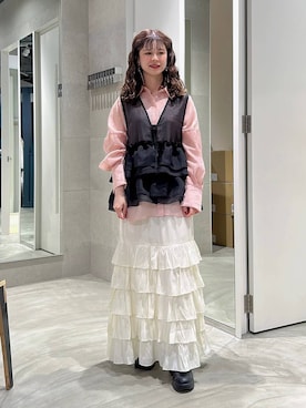 理咲さん（レディース・164cm）の春コーディネート