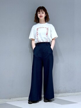 理咲さん(レディース・163cm)の夏コーディネート