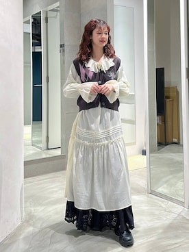 理咲さん（レディース・164cm）の春コーディネート