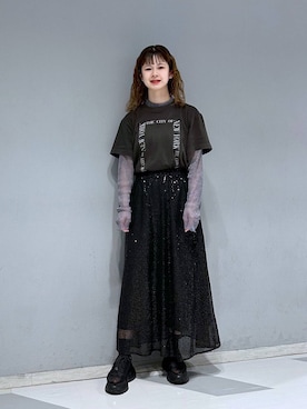 理咲さん(レディース・163cm)の春コーディネート