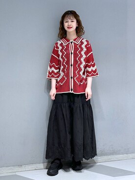 理咲さん(レディース・163cm)の夏コーディネート