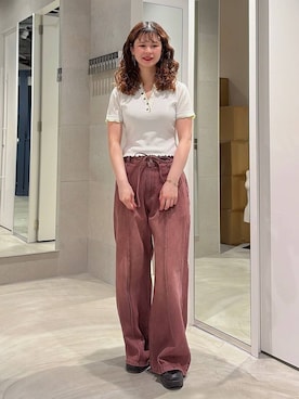 理咲さん(レディース・164cm)の夏コーディネート