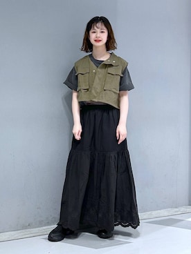 理咲さん（レディース・163cm）の夏コーディネート