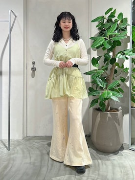理咲さん(レディース・164cm)の春コーディネート