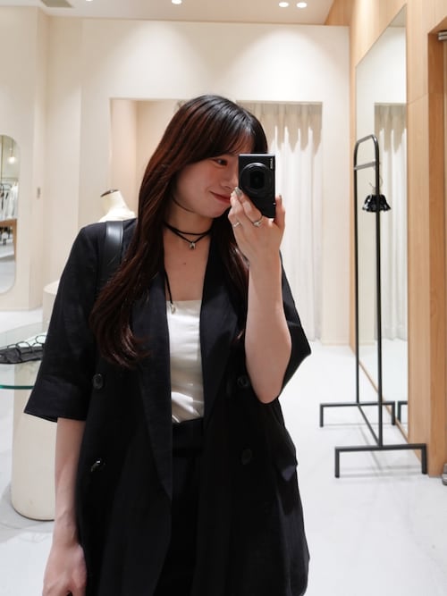 CAPRICIEUX LE'MAGE 半袖シアーシャツジャケット CAPRICIEUX LE'MAGE