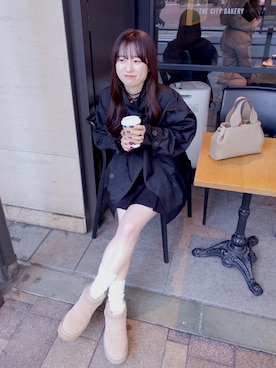 riho_lemageさん（レディース・155cm）の冬コーディネート