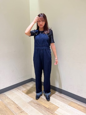 「アイテム（デニムジャケット）」を使った、biigm8さん（レディース・161cm）の夏コーディネート