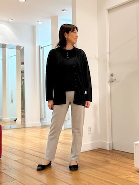「STUDIO PICONE（スタジオピッコーネ）のアイテム」を使った、BIKI JAPAN スタッフコーデさん（レディース・164cm）の秋コーディネート
