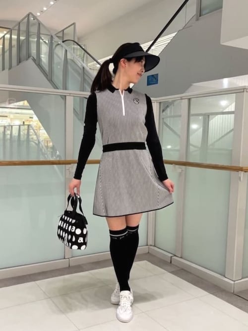 セール】<LADIES>ストライプノースリワンピース（ワンピース