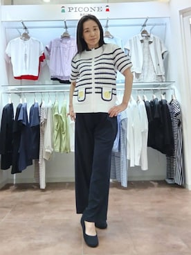 「ウエストゴム」｜BIKI JAPAN スタッフコーデさん（レディース・153cm）の秋コーディネート