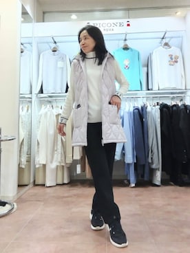 「ウエストゴム」｜BIKI JAPAN スタッフコーデさん（レディース・153cm）の秋コーディネート