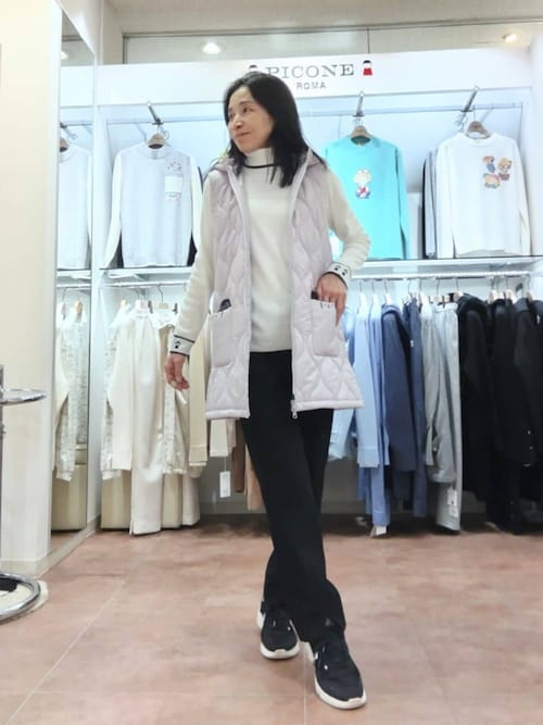 防風保温キルティング中綿ベスト（ベスト）｜Picone CLUB（ピッコーネ