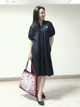 「STUDIO PICONE（スタジオピッコーネ）のアイテム」を使った、BIKI JAPAN スタッフコーデさん（レディース・153cm）の夏コーディネート