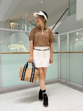 「アイテム（アウトドア/スポーツ）」を使った、BIKI JAPAN スタッフコーデさん（レディース・164cm）の秋コーディネート