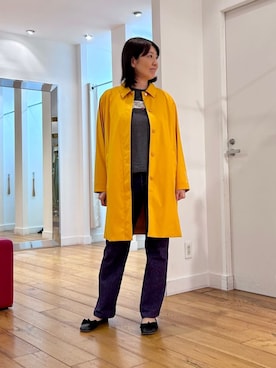 「アイテム（ナイロンジャケット）」を使った、BIKI JAPAN スタッフコーデさん（レディース・164cm）の秋コーディネート