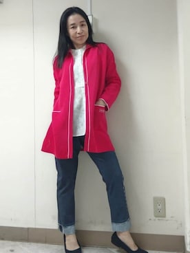 「STUDIO PICONE（スタジオピッコーネ）のアイテム」を使った、BIKI JAPAN スタッフコーデさん（レディース・153cm）の夏コーディネート