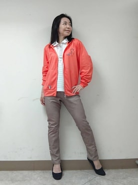 「ウエストゴム」｜BIKI JAPAN スタッフコーデさん（レディース・153cm）の秋コーディネート