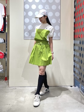 「エンジョイゴルフ」｜BIKI JAPAN スタッフコーデさん（レディース・158cm）の春コーディネート