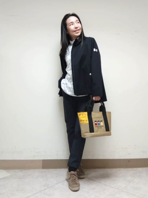 春夏ピッコーネクラブハイネックプルオーバー01黒