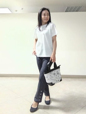 「アイテム（アウトドア/スポーツ）」を使った、BIKI JAPAN スタッフコーデさん（レディース・153cm）の秋コーディネート