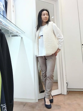 「ウエストゴム」｜BIKI JAPAN スタッフコーデさん（レディース・153cm）の秋コーディネート