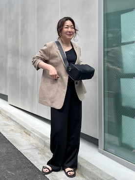 「NOLLEY’S（ノーリーズ）のアイテム」を使った、nol futamiさん（レディース・157cm）の春コーディネート