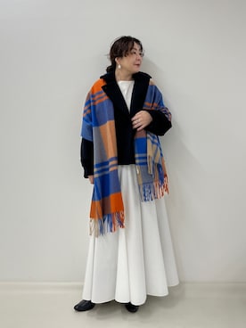 「アイテム（ピーコート）」を使った、nol futamiさん（レディース・157cm）の秋コーディネート