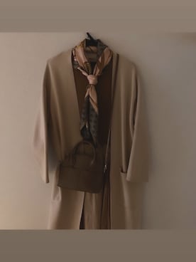 「CELINE」｜「アイテム（その他アウター）」を使った、apさん（レディース・166cm）の秋コーディネート