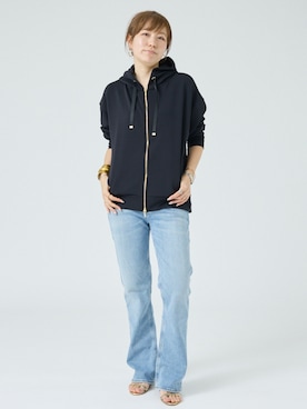「DESIGNWORKS（デザインワークス）のアイテム」を使った、maimai DWLさん（レディース・158cm）の夏コーディネート