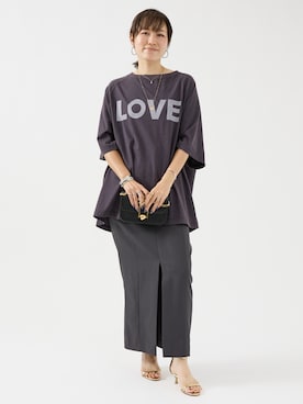 「DESIGNWORKS（デザインワークス）のアイテム」を使った、maimai DWLさん（レディース・158cm）の冬コーディネート