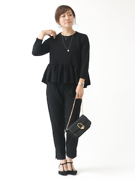 「DESIGNWORKS（デザインワークス）のアイテム」を使った、maimai DWLさん（レディース・158cm）の秋コーディネート