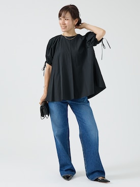 「DESIGNWORKS（デザインワークス）のアイテム」を使った、maimai DWLさん（レディース・158cm）の秋コーディネート