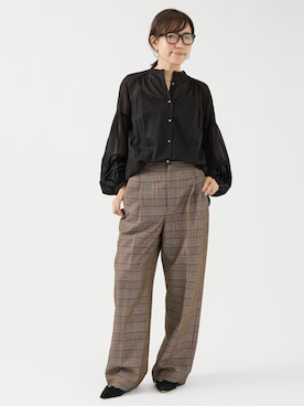 「DESIGNWORKS（デザインワークス）のアイテム」を使った、maimai DWLさん（レディース・158cm）の秋コーディネート