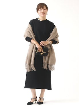 「DESIGNWORKS（デザインワークス）のアイテム」を使った、maimai DWLさん（レディース・158cm）の秋コーディネート