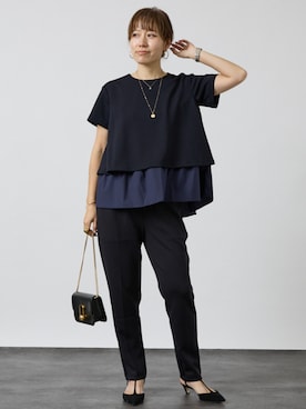 「DESIGNWORKS（デザインワークス）のアイテム」を使った、maimai DWLさん（レディース・158cm）の秋コーディネート