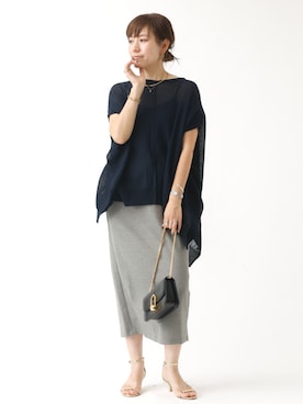 「DESIGNWORKS（デザインワークス）のアイテム」を使った、maimai DWLさん（レディース・158cm）の秋コーディネート