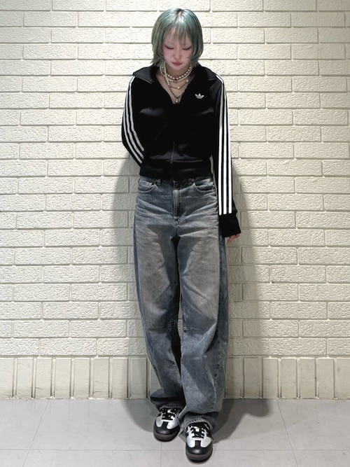 ファイヤーバード アディカラー ニット トラックトップ